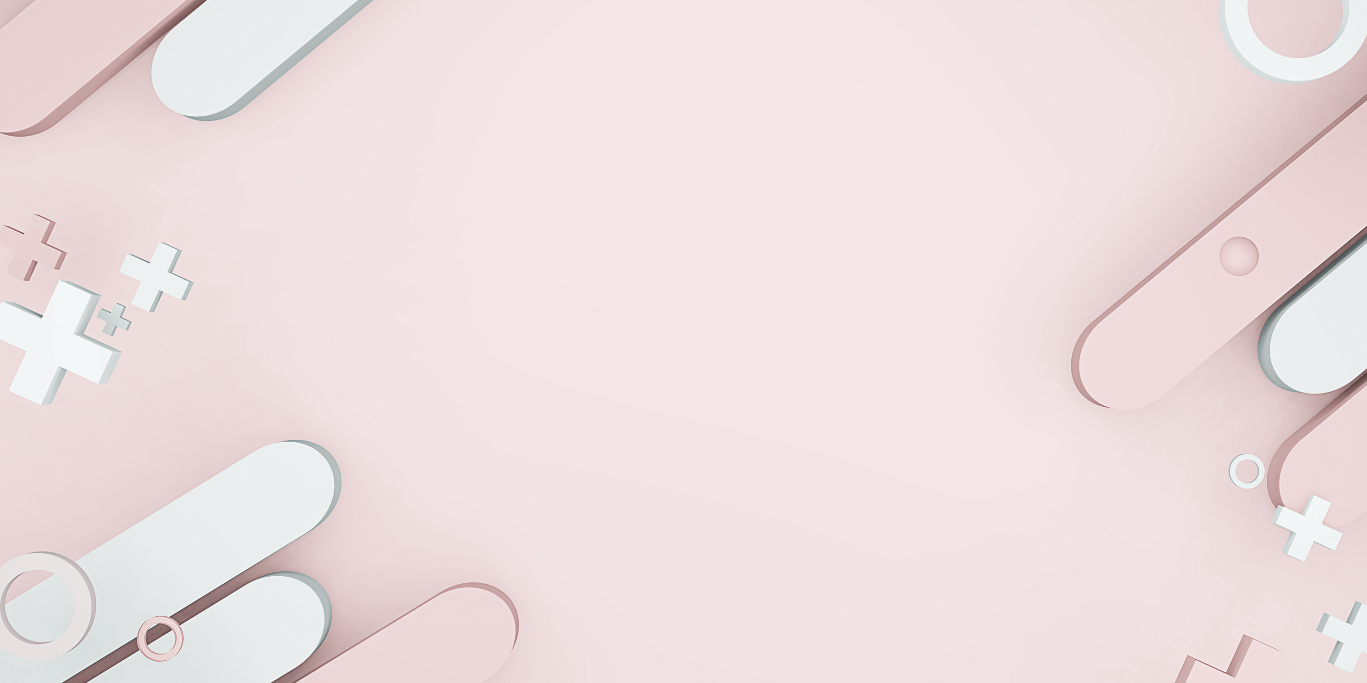 Flat geometric background geometric pastel colors 3d illustration