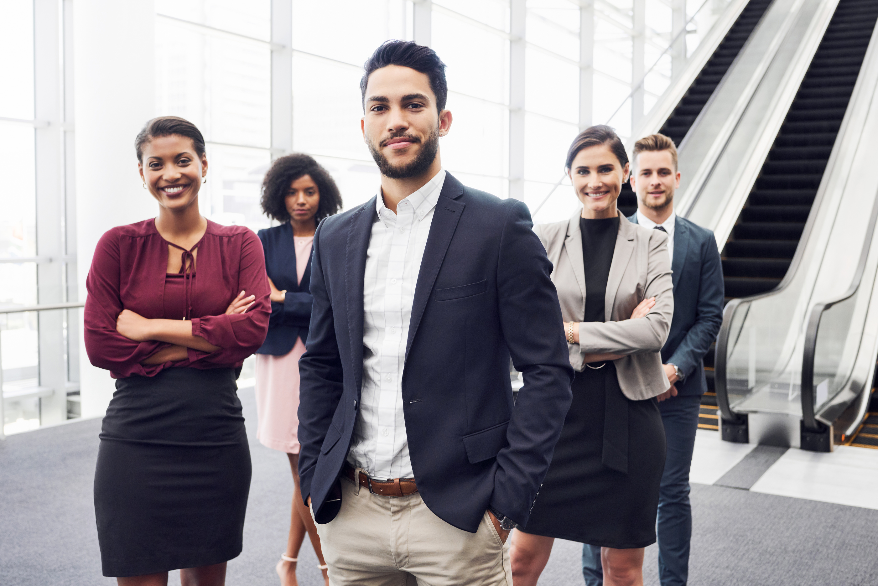 Business Colleagues in Semi Formal Attires